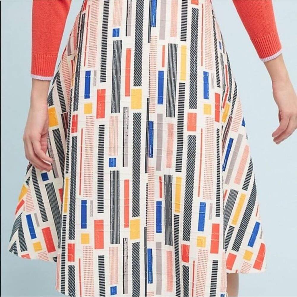 Anthropologie, Hutch, New, Willem Midi A-Line Belted Button Front Skirt SZ 0P - Picture 5 of 11